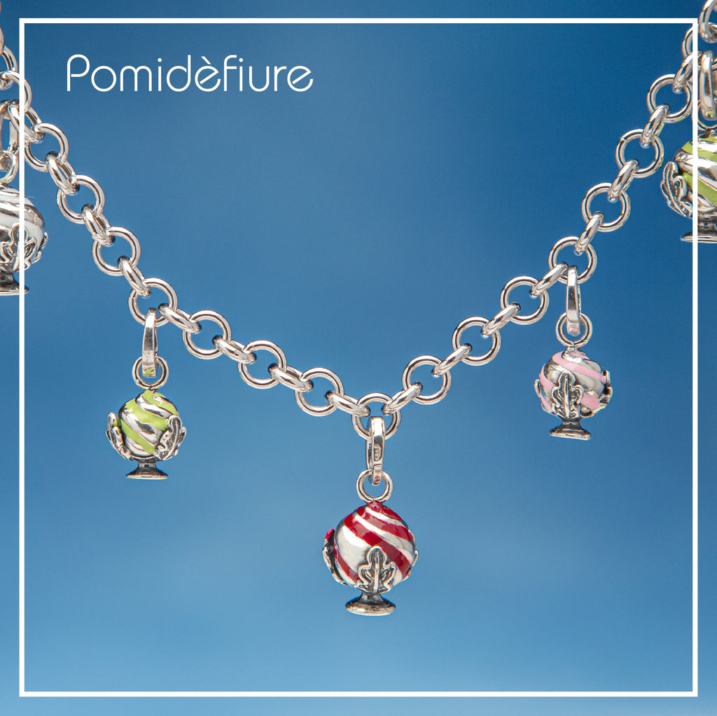 Pomidèfiure II^ misura Torchon - argento rosè