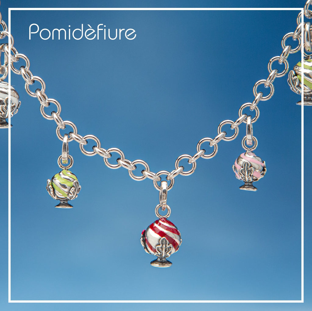 Pomidèfiure II^ misura Torchon - smaltato rosa