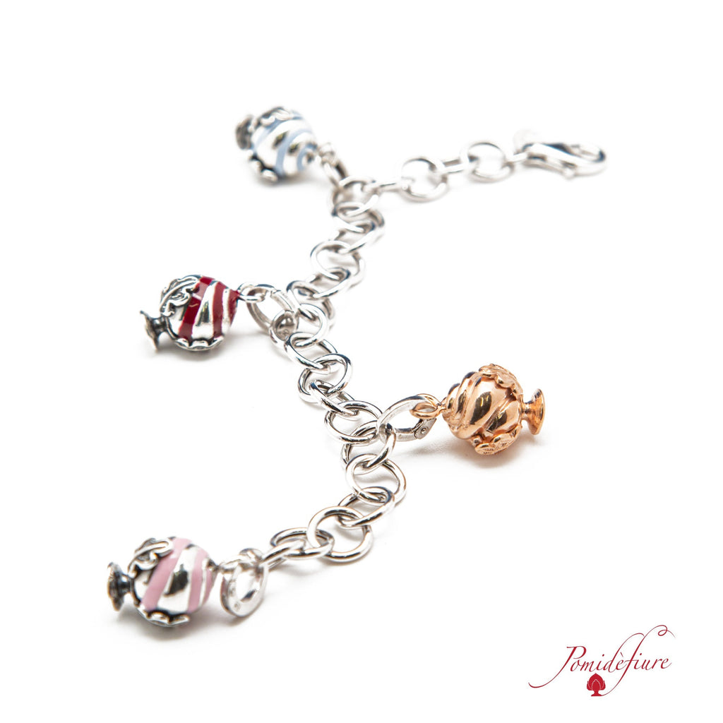 Pomidèfiure II^ misura Torchon - argento rosè