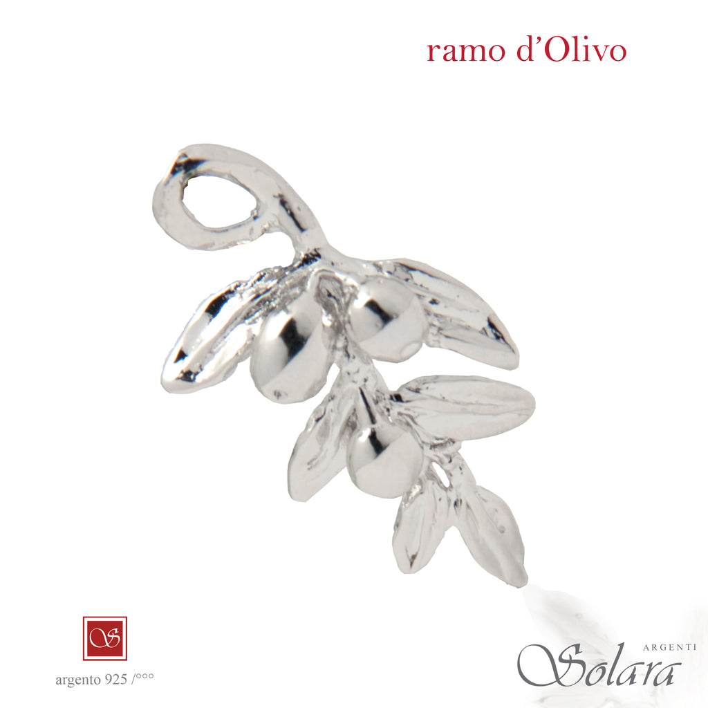 ramo d'olivo - smaltato