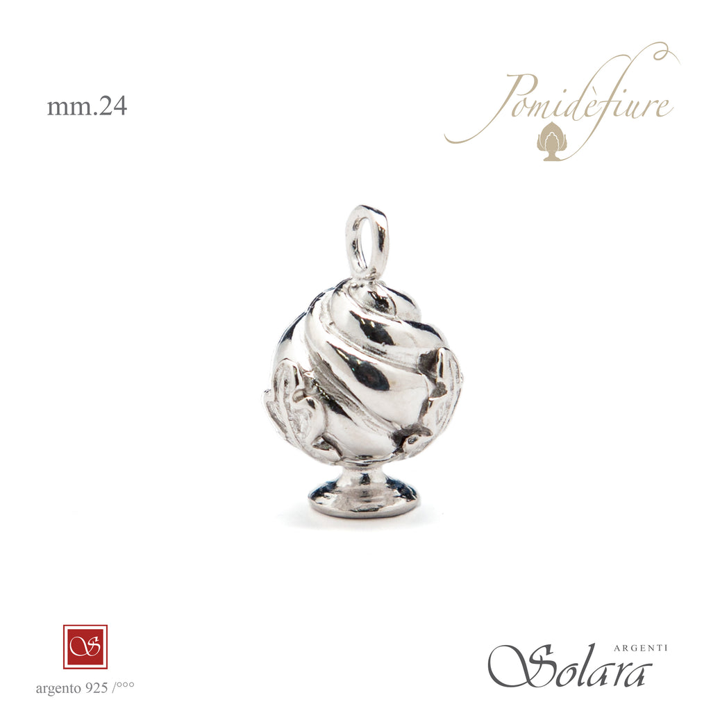 Pomidèfiure II^ misura Torchon - argento rodiato