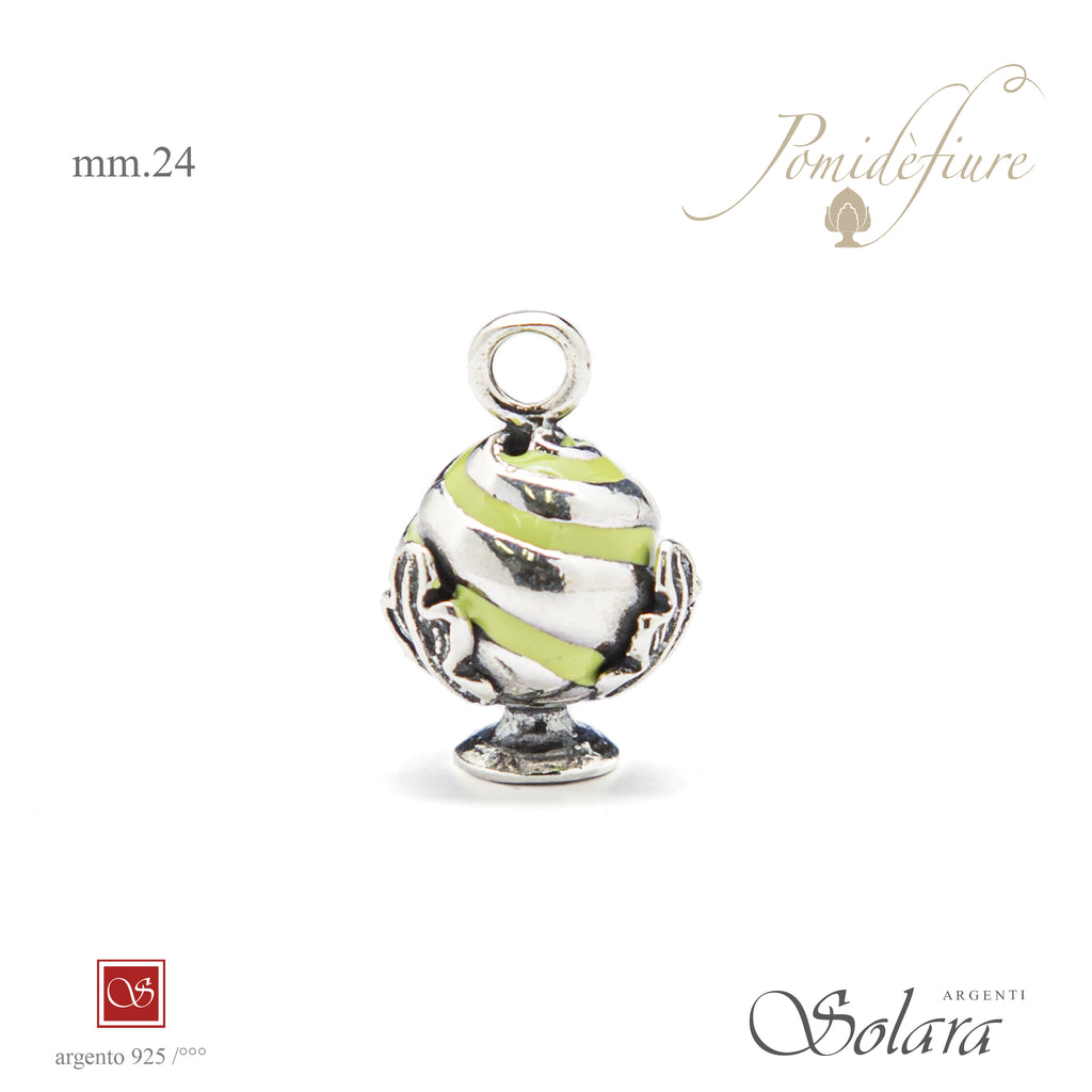 Pomidèfiure II^ misura Torchon - smaltato verde