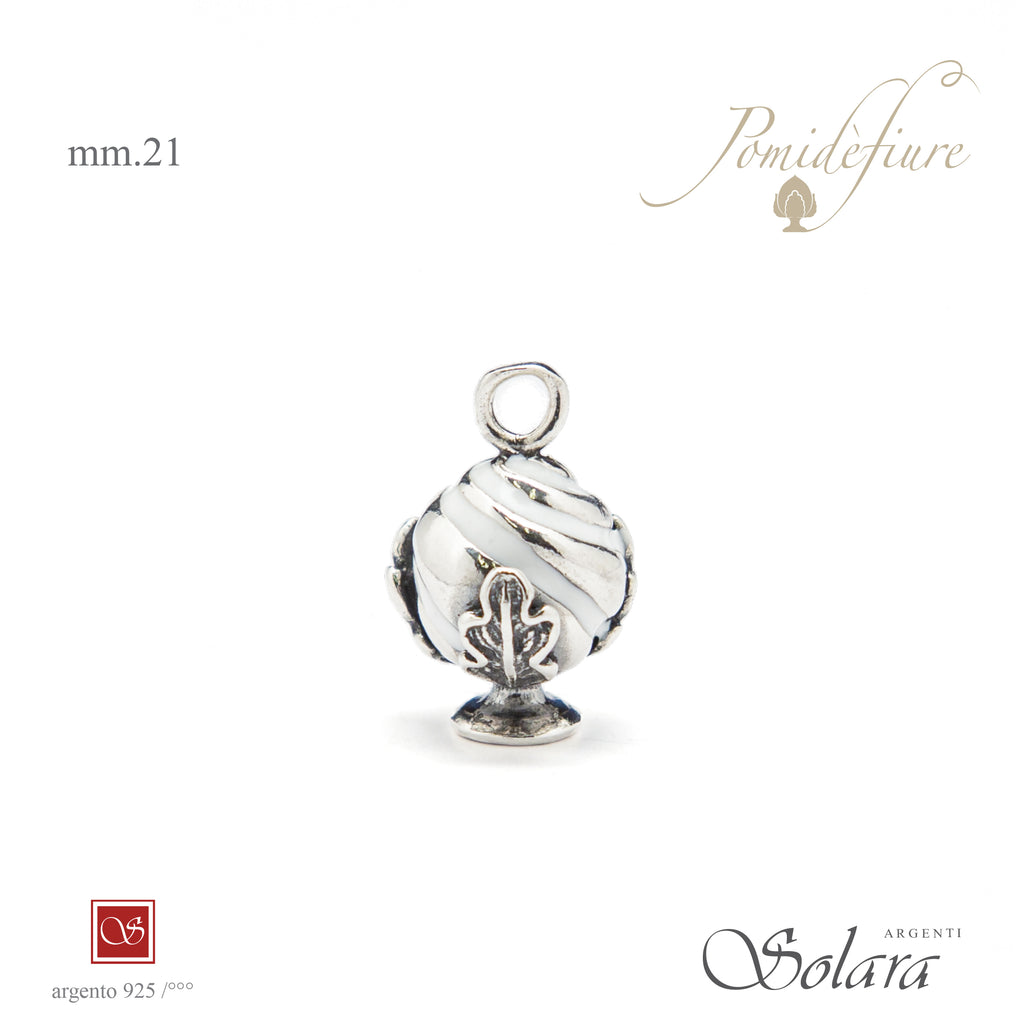 Pomidèfiure I^ misura Torchon - smaltato bianco