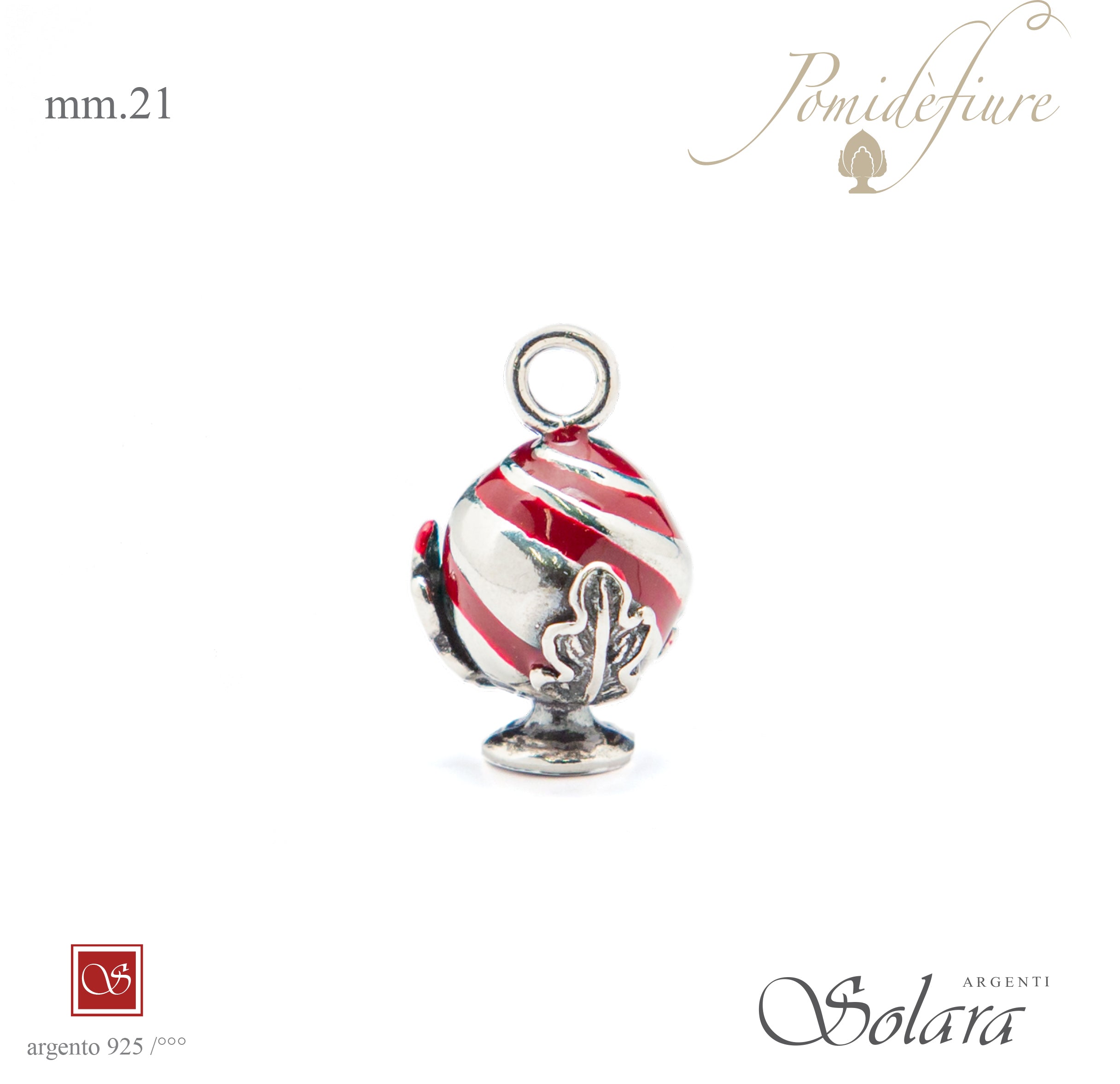 Pomidèfiure I^ misura Torchon - smaltato bordeaux