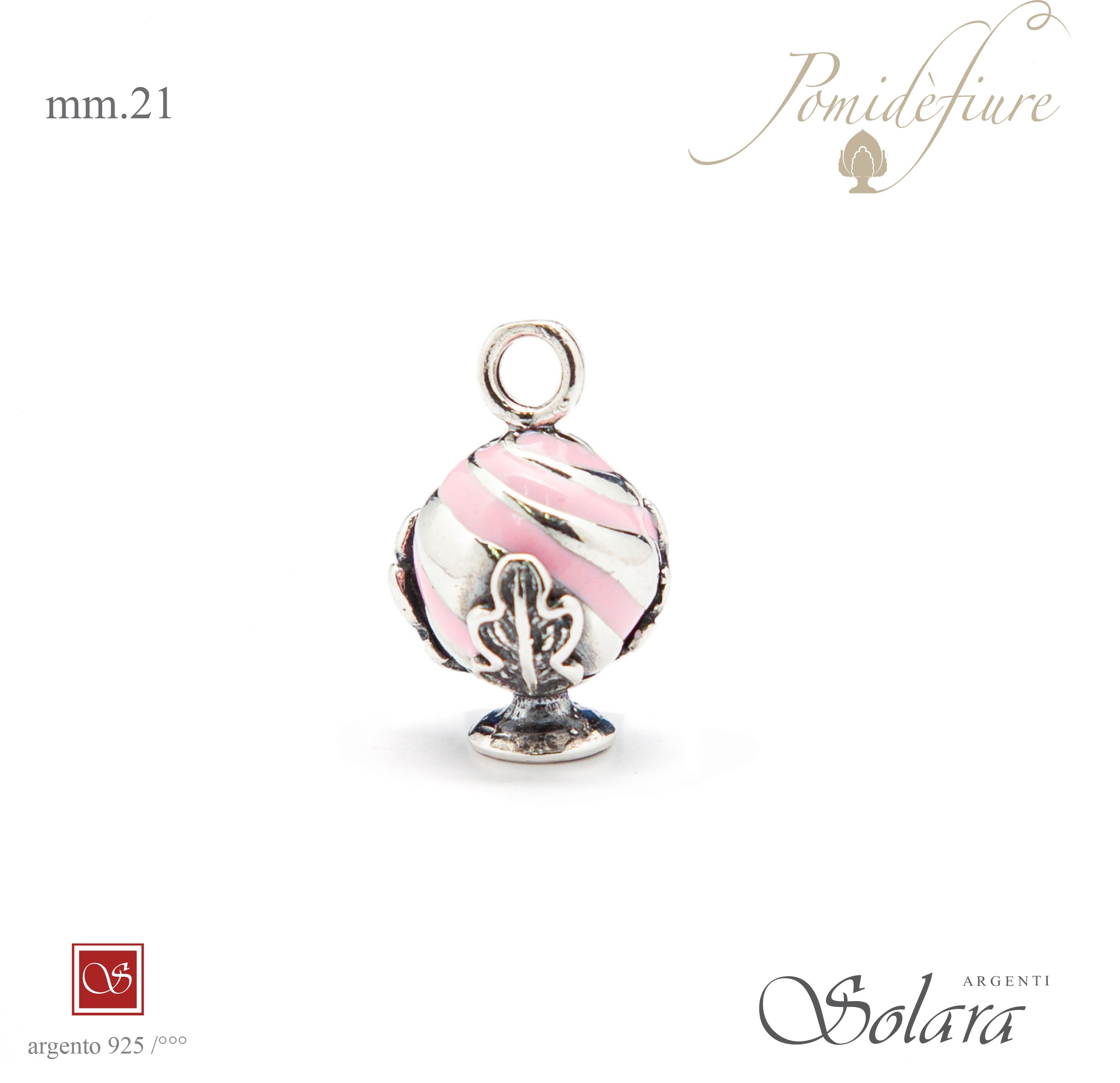 Pomidèfiure I^ misura Torchon - smaltato rosa