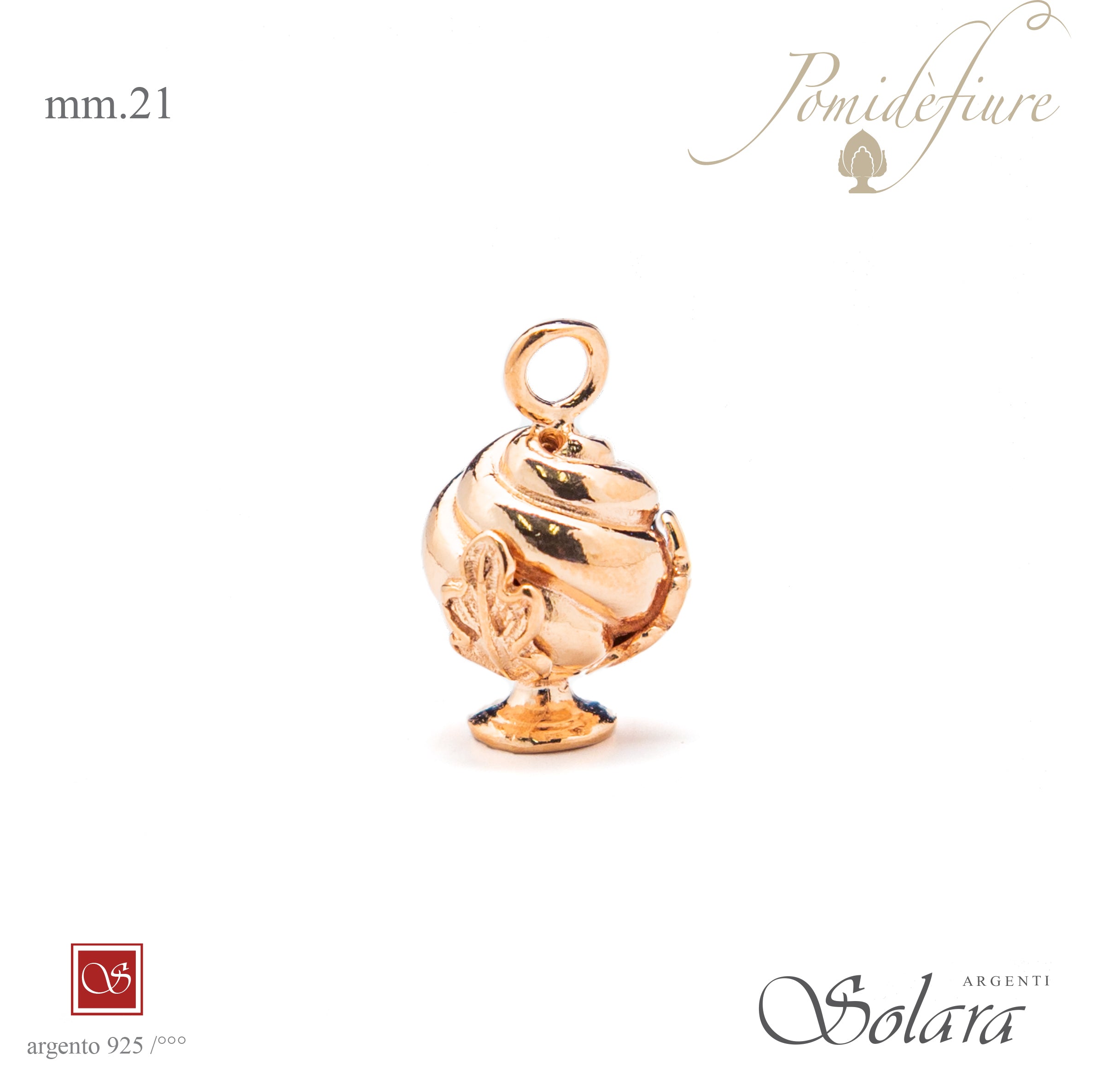 Pomidèfiure I^ misura Torchon - argento rosè