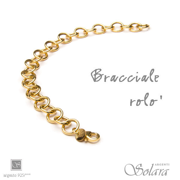 Bracciali d'argento 925/°°° dorato