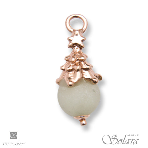 Albero di Natale  rosè - giada satinata verde chiaro