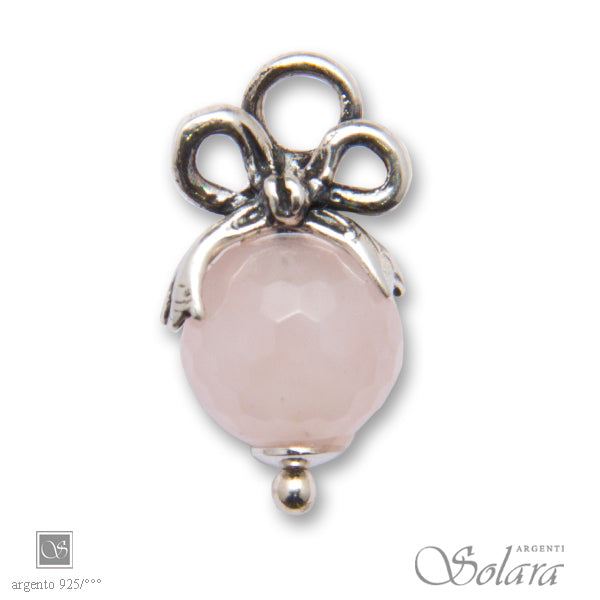 Fiocco brunito - quarzo rosa