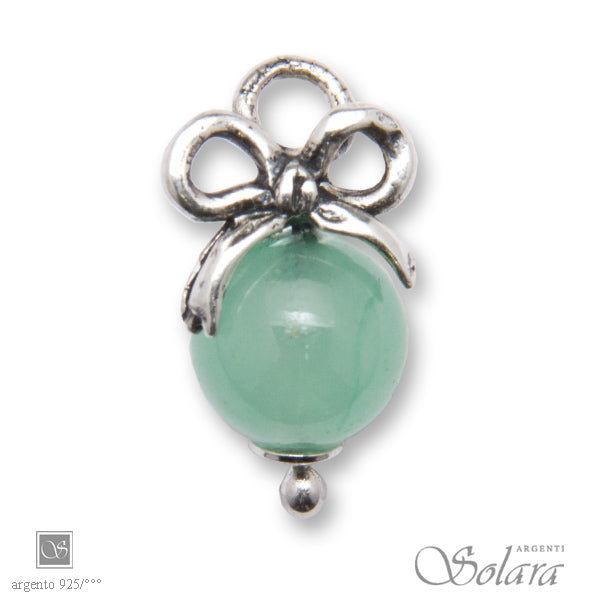 Fiocco brunito - giada verde salvia